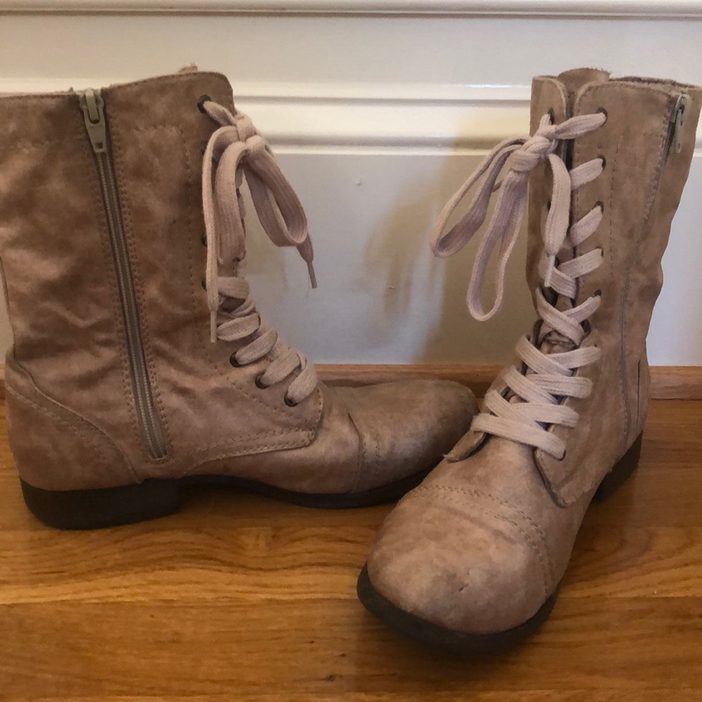 Tan boots